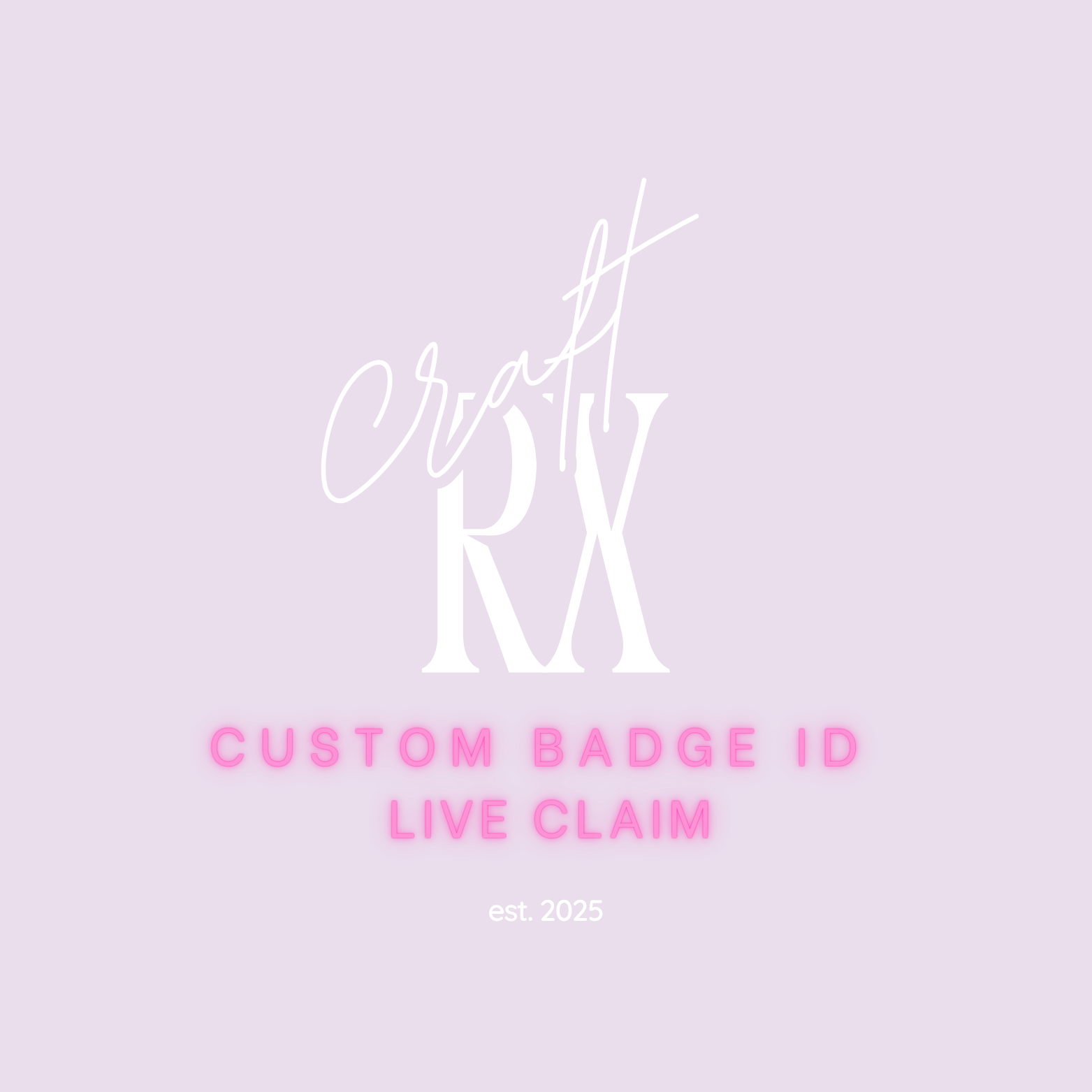 LIVE CLAIM Custom Badge ID